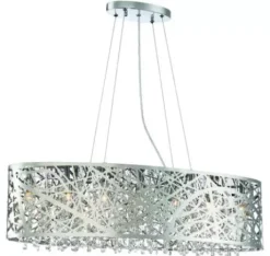 * Indoor Lighting|Best Deal Patriot Lighting® Elegant Home Braylen Chrome 7 Light Island Light