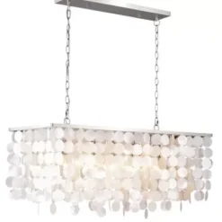 * Indoor Lighting|Best Deal Patriot Lighting® Elsa Satin Nickel 5 Light Chandelier