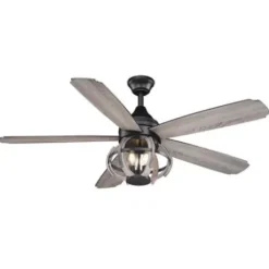 * Ceiling Fans|Best Deal Patriot Lighting® Elegant Home Nixie 52″ New Bronze & Distressed Wood Indoor Ceiling Fan