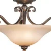 * Indoor Lighting|Best Deal Patriot Lighting® Monrovia Royal Bronze 3-Light Semi-Flush Mount Ceiling Light