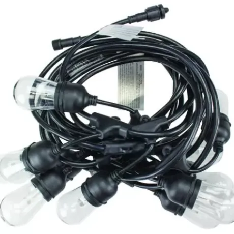 * Outdoor Lighting|Best Deal Patriot Lighting® 36′ Plug-In 18-Light Integrated Led Color-Changing String Light