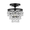 * Indoor Lighting|Best Deal Patriot Lighting® Margo Black 1-Light Semi-Flush Mount Ceiling Light