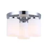 * Indoor Lighting|Best Deal Patriot Lighting® Bulvi Chrome 3-Light Flush Mount Ceiling Light