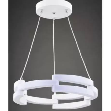 * Indoor Lighting|Best Deal Patriot Lighting® Zane White Integrated Led Pendant