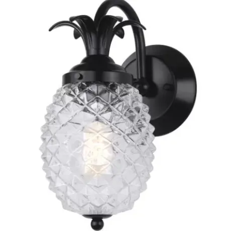 * Outdoor Lighting|Best Deal Patriot Lighting® Pineapple Matte Black Outdoor Wall Light
