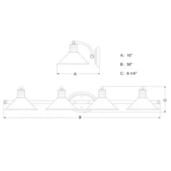 * Indoor Lighting|Best Deal Patriot Lighting® Akron Oil Rubbed Bronze 4 Light Vanity Light