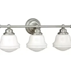 * Indoor Lighting|Best Deal Patriot Lighting® Huntley Satin Nickel 3 Light Vanity Light