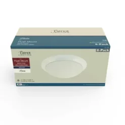 * Indoor Lighting|Best Deal Patriot Lighting® Livia White 1-Light Flush Mount Ceiling Light 6 Pack