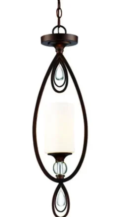* Indoor Lighting|Best Deal Patriot Lighting Elegant Home Patriot Lighting® Elegant Home Daphne 1-Light Weathered Bronze Mini Pendant Light
