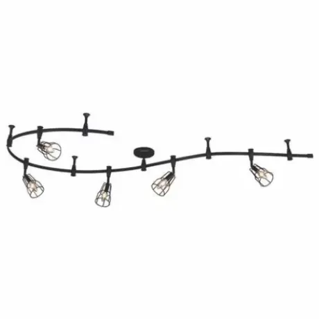 * Indoor Lighting|Best Deal Patriot Lighting® Alexio Black 5-Light Flexible Track Light