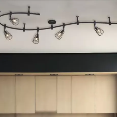 * Indoor Lighting|Best Deal Patriot Lighting® Alexio Black 5-Light Flexible Track Light
