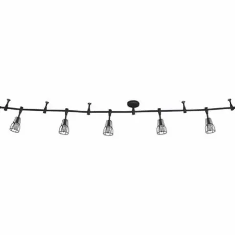 * Indoor Lighting|Best Deal Patriot Lighting® Alexio Black 5-Light Flexible Track Light