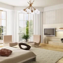 * Indoor Lighting|Best Pirce Patriot Lighting® Atom Golden 6-Light Chandelier