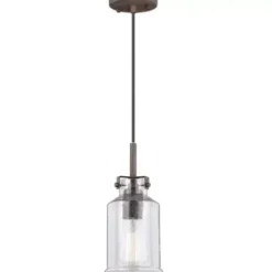 * Indoor Lighting|Best Pirce Patriot Lighting® Milone Rustic Bronze Mini Pendant