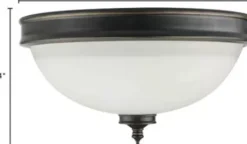 * Indoor Lighting|Best Pirce Patriot Lighting® Cacie Bronze Led Flush Mount Ceiling Light 2 Pack