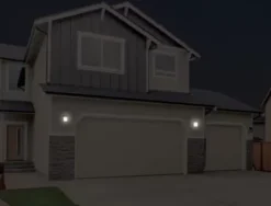 * Outdoor Lighting|Best Pirce Patriot Lighting® Bronze Led Dusk-To-Dawn Outdoor Security Wall Pack Light