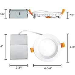 * Indoor Lighting|Best Pirce Patriot Lighting® 4″ Led Ultra-Thin Downlight