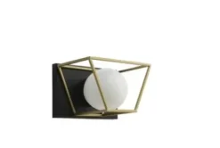 * Indoor Lighting|Best Pirce Patriot Lighting® Neema Black And Gold 1-Light Indoor Wall Light