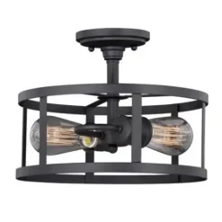 * Indoor Lighting|Best Pirce Patriot Lighting® Akron Oil Rubbed Bronze Semi-Flush Mount Ceiling Light