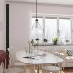 * Indoor Lighting|Best Pirce Patriot Lighting® Kenzie Matte Black & Gold 1-Light Pendant
