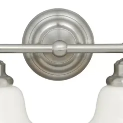 * Indoor Lighting|Best Pirce Patriot Lighting® Huntley Satin Nickel 2 Light Vanity Light