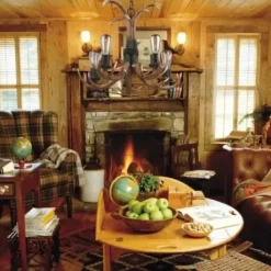 * Indoor Lighting|Best Pirce Patriot Lighting® Norwood 5-Light Black Walnut Chandelier