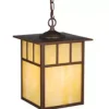* Outdoor Lighting|Best Pirce Patriot Lighting® Mission 13″ Burnished Bronze Outdoor Pendant Light