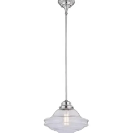 * Indoor Lighting|Best Pirce Patriot Lighting® Huntley Satin Nickel 1 Light Pendant
