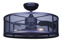 * Ceiling Fans|Best Pirce Patriot Lighting™ Arris Ii 24″ Oil-Rubbed Bronze Indoor/Outdoor Led Fandelier