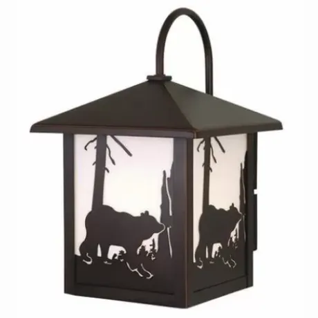 * Outdoor Lighting|Best Pirce Patriot Lighting® Bear Burnished Bronze Outdoor Wall Light