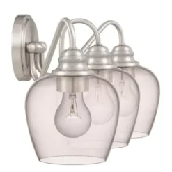 * Indoor Lighting|Best Pirce Patriot Lighting® Shira Brushed Nickel 3-Light Vanity Light