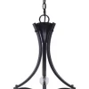 * Indoor Lighting|Best Pirce Patriot Lighting® Chantelle Matte Black 3-Light Pendant