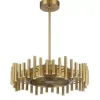 * Ceiling Fans|Best Pirce Patriot Lighting™ Venise 30″ Brushed Gold Fandelier