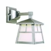 * Outdoor Lighting|Best Pirce Patriot Lighting® Craftsman Stainless Steel Outdoor Wall Light