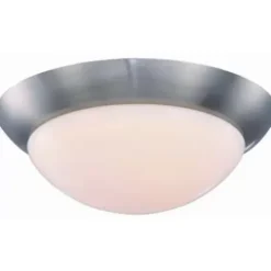 * Indoor Lighting|Best Pirce Patriot Lighting® Glen Brushed Nickel Led Flush Mount Ceiling Light 2-Pack
