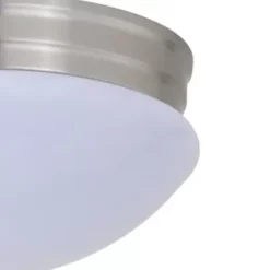 * Indoor Lighting|Best Pirce Patriot Lighting® Brady Ii Brushed Nickel Integrated Led Flush Mount Ceiling Light