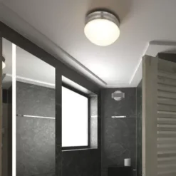 * Indoor Lighting|Best Pirce Patriot Lighting® Brady Ii Brushed Nickel Integrated Led Flush Mount Ceiling Light