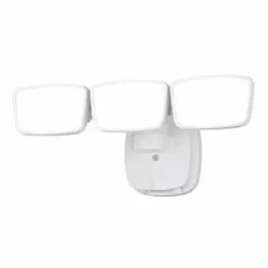 * Outdoor Lighting|Best Reviews Of Patriot Lighting® Dualux White Led Triple Head Dusk-To-Dawn Outdoor Security Flood Light