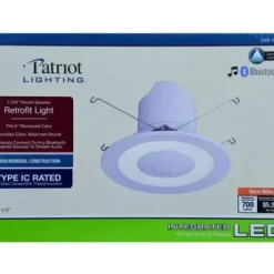 * Indoor Lighting|Best Reviews Of Patriot Lighting® 6″ Integrated Led Speaker Retrofit Recessed Downlight