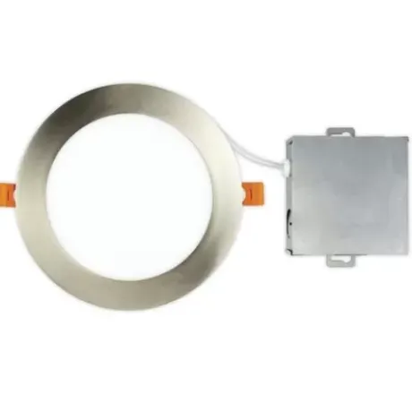 * Indoor Lighting|Best Reviews Of Patriot Lighting® 6-7/8″ Led Brushed Nickel Ultra-Thin Downlight