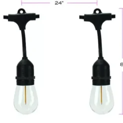 * Outdoor Lighting|Best Reviews Of Patriot Lighting® 36′ Plug-In 18-Light Warm White Led String Light