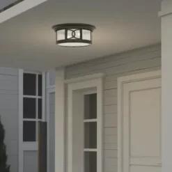 * Outdoor Lighting|Best Reviews Of Patriot Lighting® Sterling Forged Bronze Outdoor Flush Mount Ceiling Light