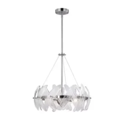 * Indoor Lighting|Best Reviews Of Patriot Lighting® Elegant Home Fayola Satin Nickel 3-Light Pendant