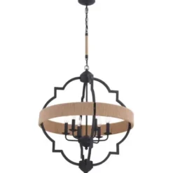 * Indoor Lighting|Best Reviews Of Patriot Lighting® Beaumont Textured Gray 6 Light Pendant