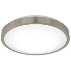 * Indoor Lighting|Best Reviews Of Patriot Lighting® Lato Satin Nickel Integrated Led Flush Mount Ceiling Light