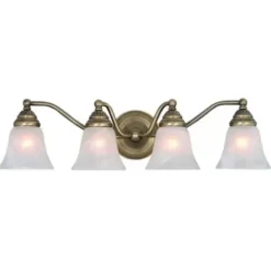 * Indoor Lighting|Best Reviews Of Patriot Lighting® Standford Antique Brass 4 Light Vanity Light