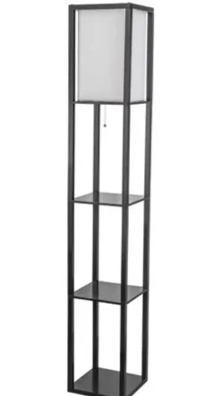 * Indoor Lighting|Best Reviews Of Patriot Lighting® Square Shelf Tower Floor Lamp