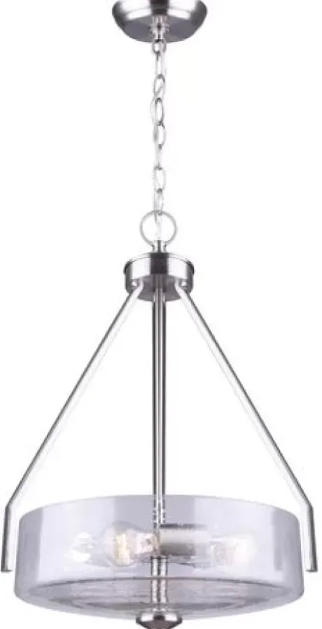 * Indoor Lighting|Best Sale Patriot Lighting® Caylon Brushed Nickel 3 Light Pendant