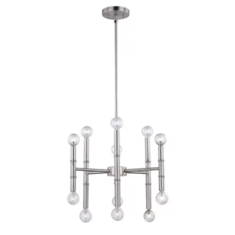 * Indoor Lighting|Best Sale Patriot Lighting® Kadence 12-Light Satin Nickel Chandelier