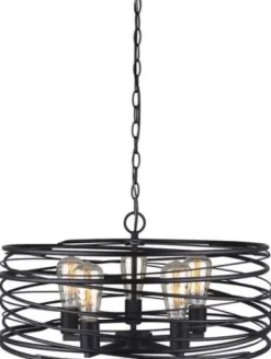 * Indoor Lighting|Best Sale Patriot Lighting® Ryland Black 5-Light Pendant